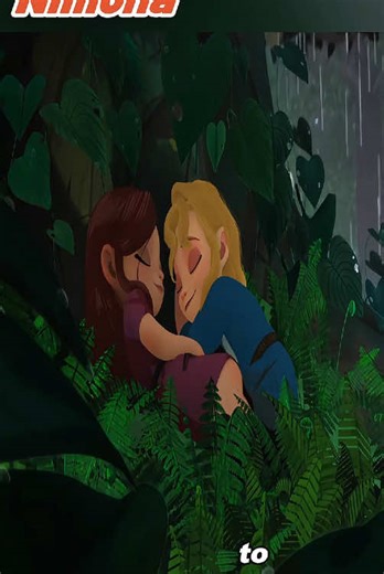 Nimona was born with the ability to shapeshift, but she could only transform into a strange pink color. #funnyvideos #cartoon #fyp #foryou #anime