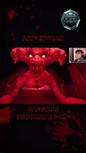 Live insaan scared from clown ‪@liveinsaan‬ #jumpscare #gaming #edit
