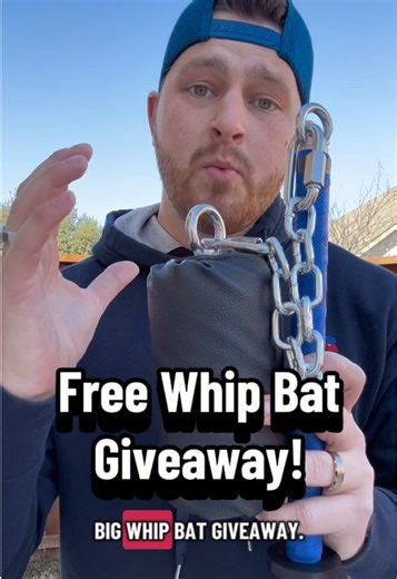 Whip Bat Giveaway! Get Parents Permission if you are under 18. We announce in 2 days good luck! #baseballboys #baseballlife #baseball #softball #baseballparents