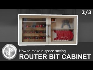 AWESOME! The most Space Saving Router Bit Cabinet #2