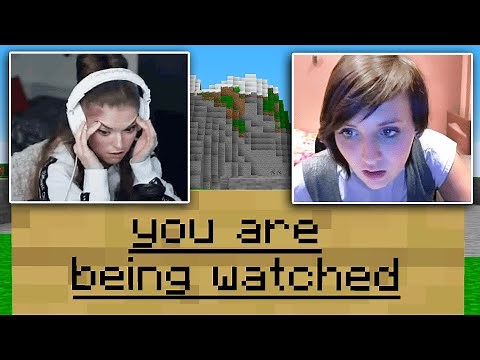 Trolling 2 Girl Streamers that think they are alone on minecraft...