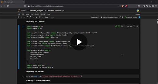 #machinelearning #datascience #healthcareai #classification #python #mlproject | Akshat Jain