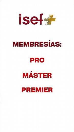Capacítate todo el 2026 con ISEF+