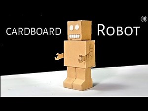 How to make a simple Cardboard Robot DIY | inventive AB