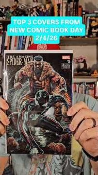 TOP 3 COVERS FROM MARVEL AND DC FOR NEW COMIC BOOK DAY 2/4/26 #ncbd #newcomicbookday #variantcover
