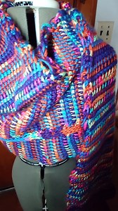 Tunisian Crochet PDF Pattern - Bold Waves of Relief Shawl - Etsy