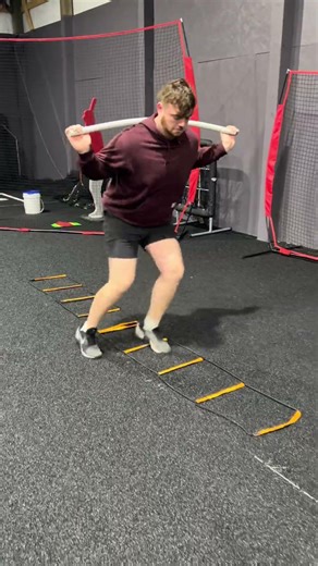 Linemen are skilled guys too. This is what a D1 offensive linemen’s footwork looks like.