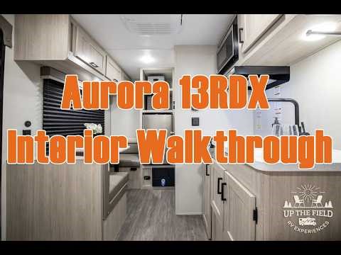 UP THE FIELD RV Aurora 13RDX Interior Walkthrough Travel Trailer Tour