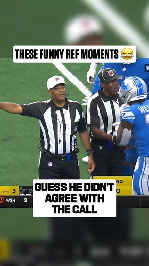 these refs got jokes 😭 #nfl | funny ref moments nfl