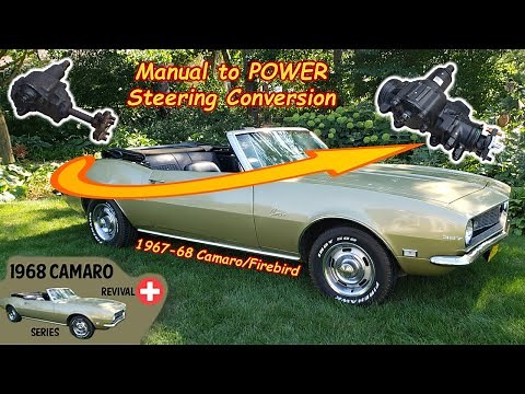 Manual to Power Steering Conversion on a 1968 1st Gen Camaro/Firebird! #Chevy #GM 1967 1969