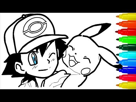 Pokemon Dragon Coloring Pages | Colouring Pages for Kids with Colored Markers