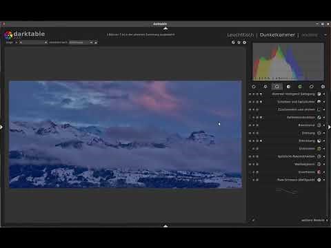 Darktable Einfache Bearbeitung Für Anfänger