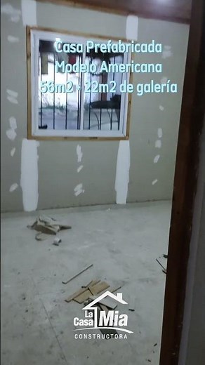 Casa Prefabricada Modelo Americana obra gris (PARTE 1) - La Casa Mia Constructora