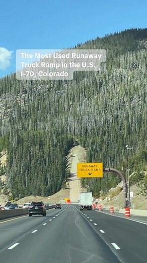 Most Used Runaway Truck Ramp in the U.S. | I-70 Colorado