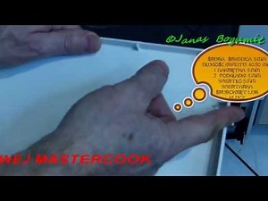 Kuchenka gazowa z piekarnikiem Mastercook naprawa zawiasów klapki pod piekarnikiem