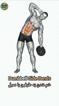 ​شکم شش تکه با این حرکت؟! اشتباه نزن!❌How to Do Dumbbell Side Bends Correctly