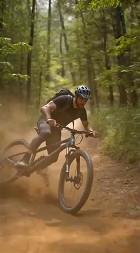 Tikungan Tajam + Drift Sepeda Gunung 🚵‍♂️🔥