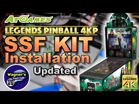 SSF Kit Install for the AtGames Legends 4K or FX Legends Pinball
