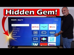 Best budget large TV Philips Roku TV