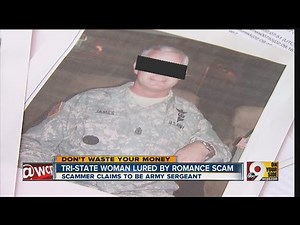 Online romance scam