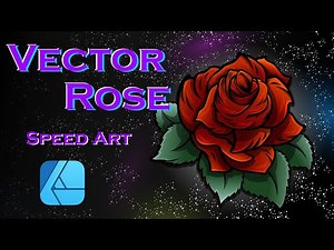 Vector Rose Speed Art | Affinity Designer | How To Vector