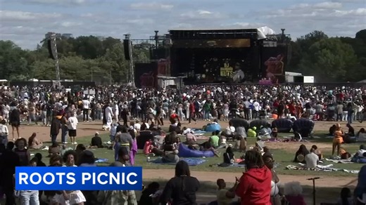 Crowds pack Belmont Plateau for 2026 Roots Picnic featuring largest lineup