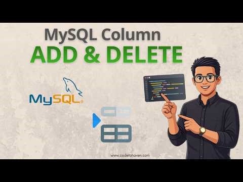 Database Tutorial #4 (বাংলা): MySQL Table Column Add & Delete