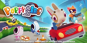 Puppy Cars: Jeux pour enfants, Aventures et voitures avec des animaux