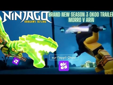 Ninjago Dragons Rising Brand New Season 3 Okoo Trailer | Morro V Arin