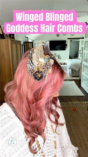 DIY Winged Hair Combs Tutorial for Greek Goddesses #craftideas