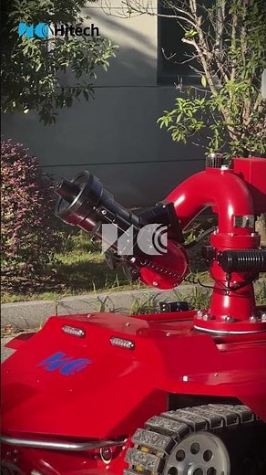 Efficient Fire Suppression and Reconnaissance #firefightingrobot