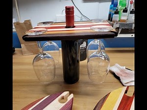 How To Make Wine Glass Rack Bottle Toppers
