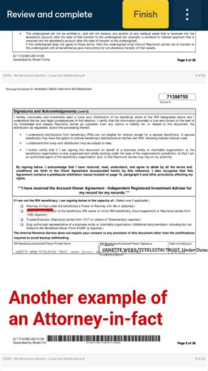 Another example of an Attorney-in-fact.