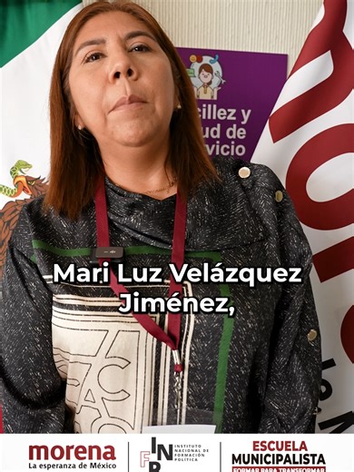 La presidente Mari Luz Velázquez de Huimanguillo, Tabasco comparte sus experiencias en la Escuela Municipalista. #FormarparaTransformar