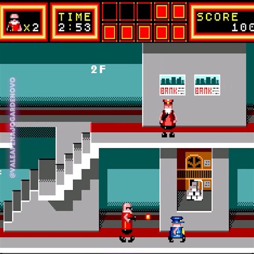 Vale a Pena Jogar de Novo on Instagram: "🇧🇷Bonanza Bros. é um jogo simples, divertido e cheio de carisma — pura nostalgia!! 🇺🇸Bonanza Bros. is a simple, fun, and charismatic game—pure nostalgia! Bonanza Bros. Sega Master System Ver. 1990 #retrogaming #nostalgia #gamingcommunity #mastersystem #pixelart"