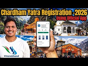 Uttarakhand Chardham Yatra Registration 2026 using a mobile app | Chardham registration Kaise kare?