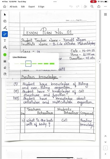 B.Ed micro-teaching lesson plan // introduction skill // easy and simple language//