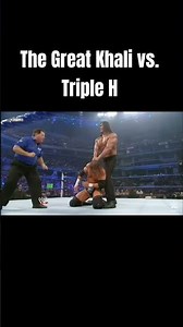 The Great Khali vs. Triple H SummerSlam 2008
