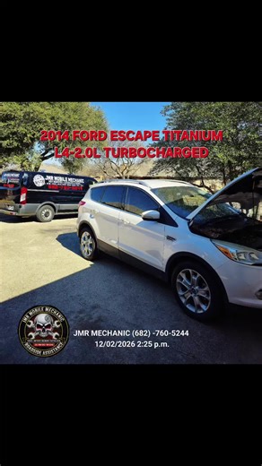 Enhance your automotive service experience with us! Call or text (682) 760-5244 for same-day diagnostics and repairs. 2014 FORD ESCAPE TITANIUM L4-2.0L TURBOCHARGED SERVICE: THE DASHBOARD WOULD SOMETIMES LIGHT UP AND A CLICK COULD BE HEARD IN THE TRUNK. 1-✅️ DIAGNOSTICS: I CHECK VOLTAGE, FUSE, RALEY, CONNECTIONS AND SCAN THE SYSTEM. NO SIGNAL REACHES THE FUSE BOX INSIDE. I FOUND A DAMAGED 50 AMP FUSE. Visit our website at https://g.page/jmr-mecanica-movil jmrmobilemechanic.voolt.com https://inst