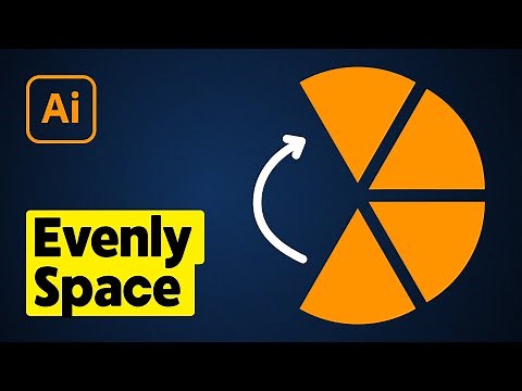 How to Evenly Space Objects Around a Circle in Illustrator (Radial Repeat)