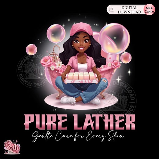 Soap Logo, Skincare Logo, Stylish Custom Soap Business Logo, Handmade Logo, Beauty Brand Logo, Modern Logo, Small Business Logo, Edit Canva - Etsy