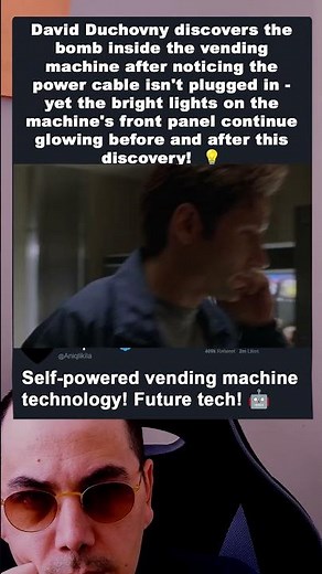 In X Files 1998, Unplugged Vending Machine Still Glows Bright