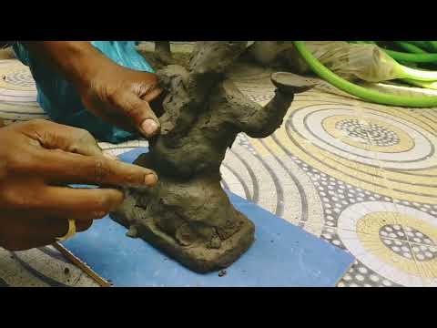 very easy making ganesa moorthy | how to made vinayakar at home for clay ..