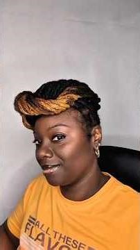 Simple Loc style #locs #styles #updo