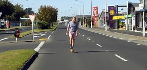 Streets a sign most obeying rules