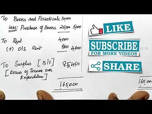 [#2] Income and Expenditure account | Format & Solved Problem | Non-Profit Organization | Kauserwise