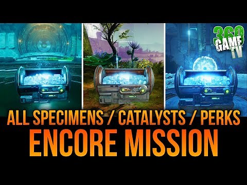 Encore All Specimen / Catalyst / Intrinsic Perk Locations Guide - Exotic Mission - Destiny 2