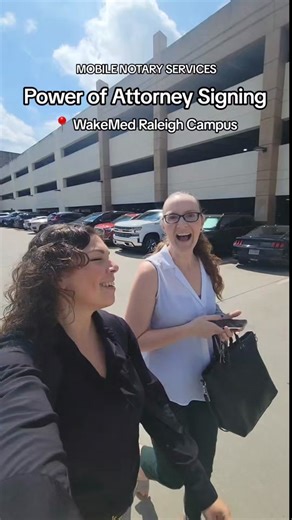 Power of Attorney Signing at WakeMed Raleigh Campus. #powerofattorney #mobilenotaryservices