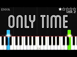 Enya - Only Time | EASY Piano Tutorial