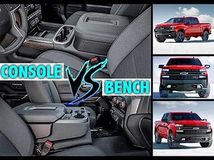 2019-2021 Silverado Console vs Bench Comparison in Detail